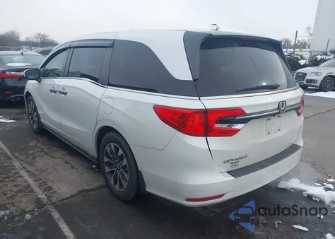 2022 Honda Odyssey Ex-L z USA, uszkodzony, nr VIN 5FNRL6H79NB043652